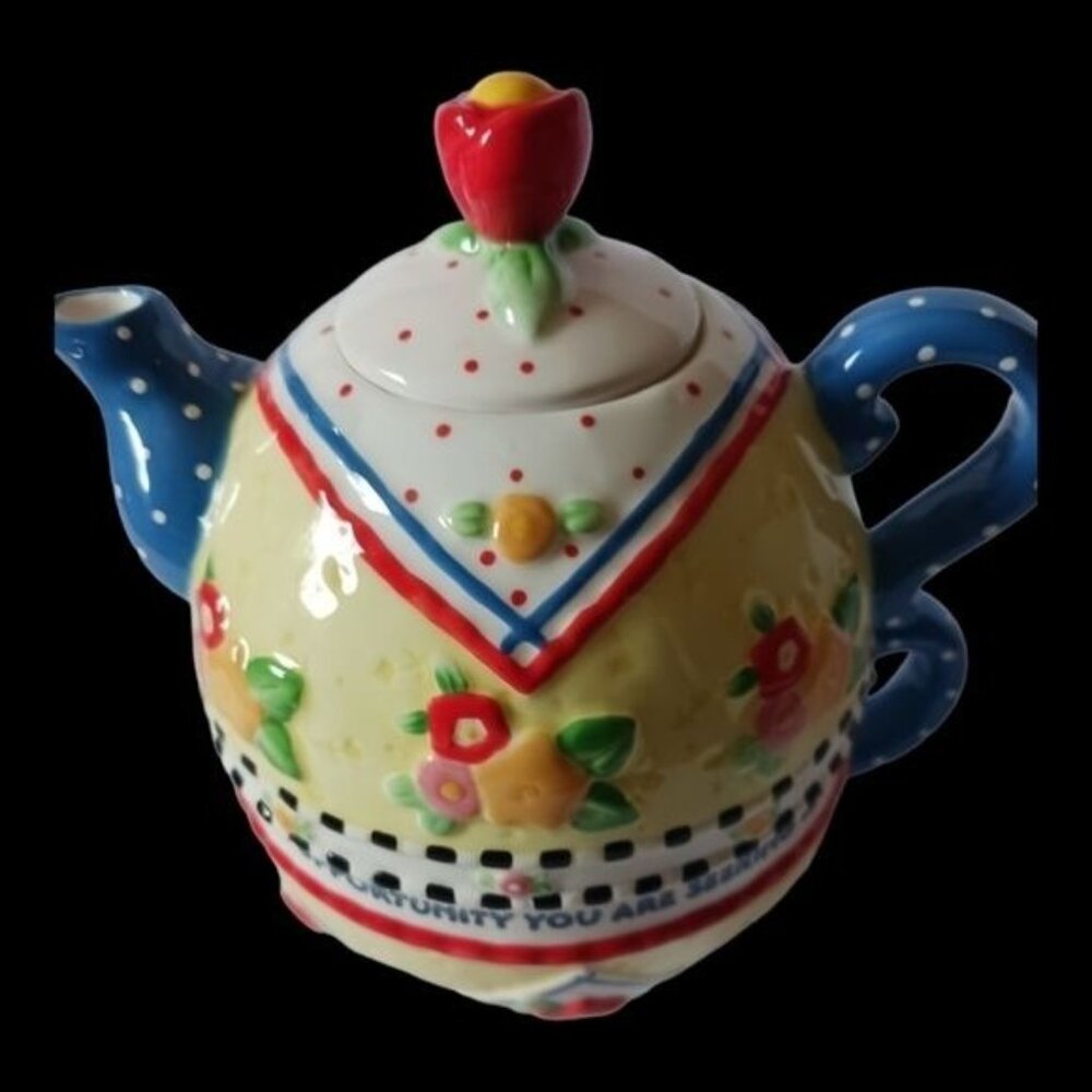 Michel & company teacup & pot combination multicolor - Picture 2 of 11